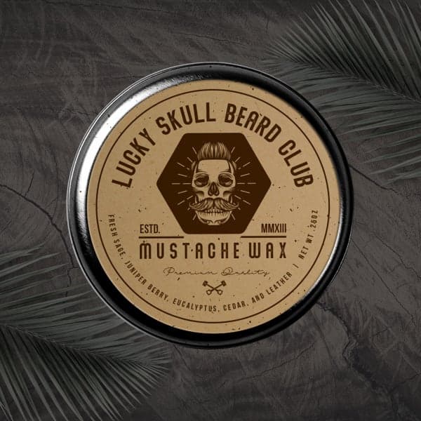 Arched Beard Oil Label