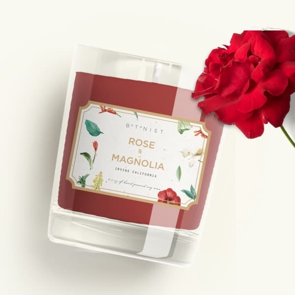 Square Candle Label