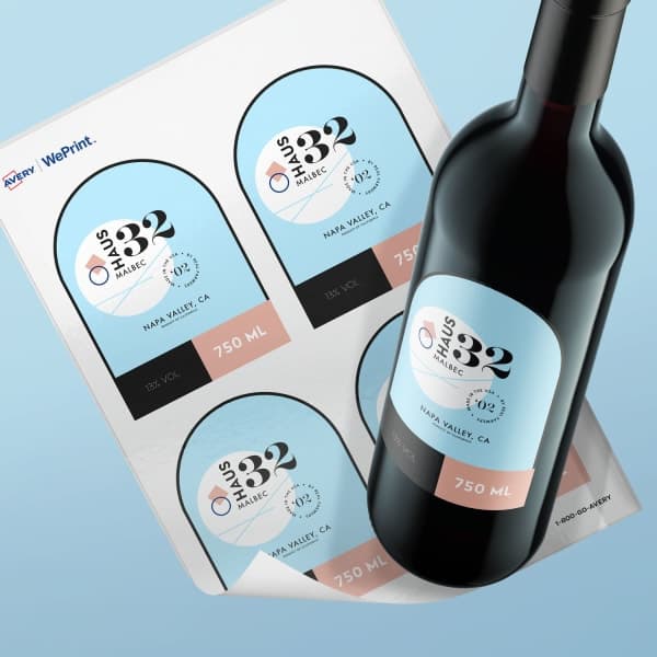 Custom Arched Wine Labels | Avery WePrint™