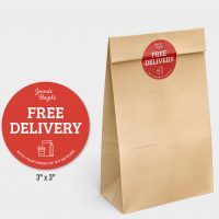 Food security seals for takeout and to-go bags