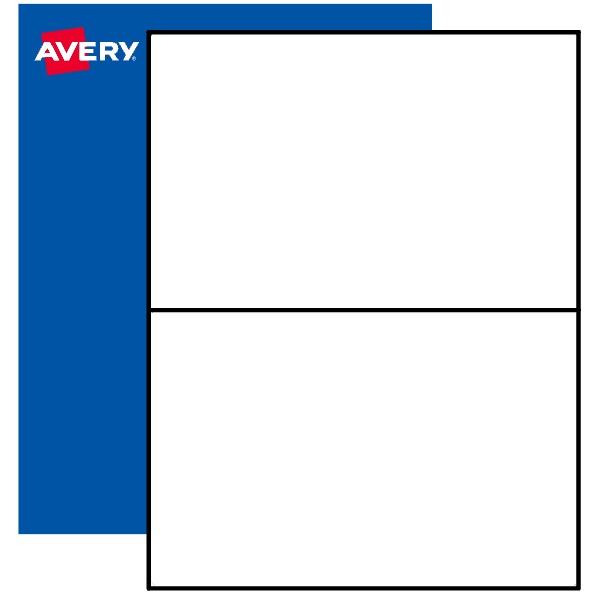 Avery Printable Sticker Paper For Laser Inkjet Printers 8.5 x 11 Glossy  Clear 7 Craft Paper Sheets - Office Depot