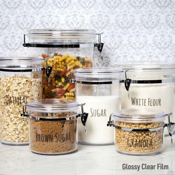 Pantry Canister Labels, Information & Specifications