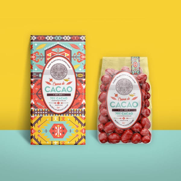 Avery WePrint Custom Printed Labels- Oval Cacao Packaging Labels