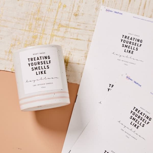 Custom Printed Hemp Paper Labels | Avery WePrint™