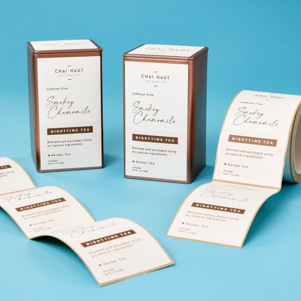 Custom Printed White Textured - Paper Labels | Avery WePrint™
