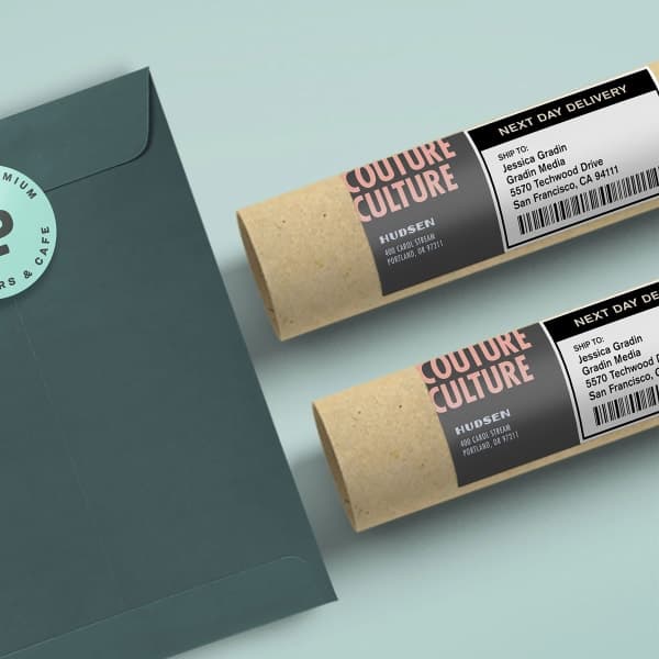 Custom Printed Durable Matte White Film Labels | Avery WePrint™