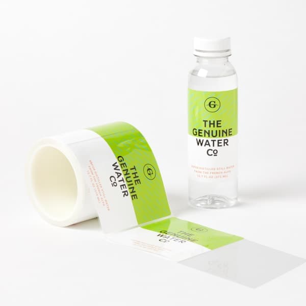 Avery WePrint Custom Printed Labels- White Film Water Bottle Labels