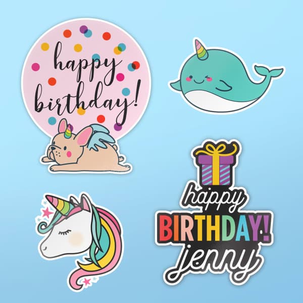 Custom Birthday Stickers | Avery WePrint™