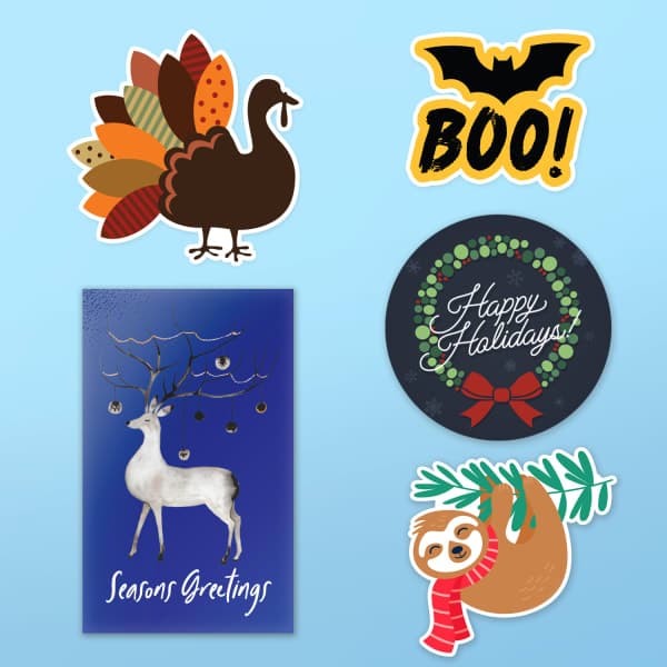 Holiday Gift Labels - Holiday Stickers