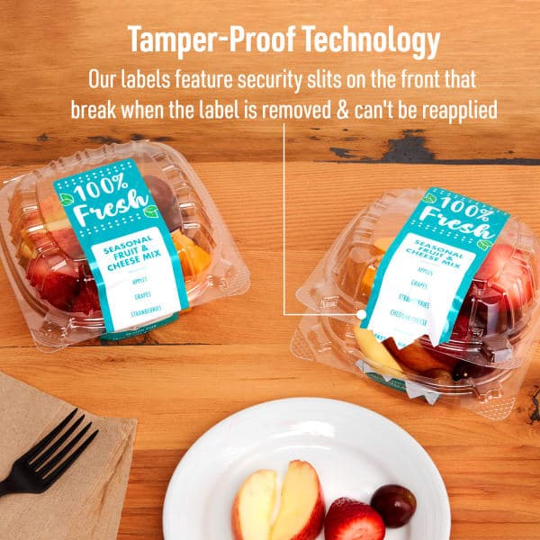 Tamper-Evident -  Tamper-Proof Technology | Avery WePrint™