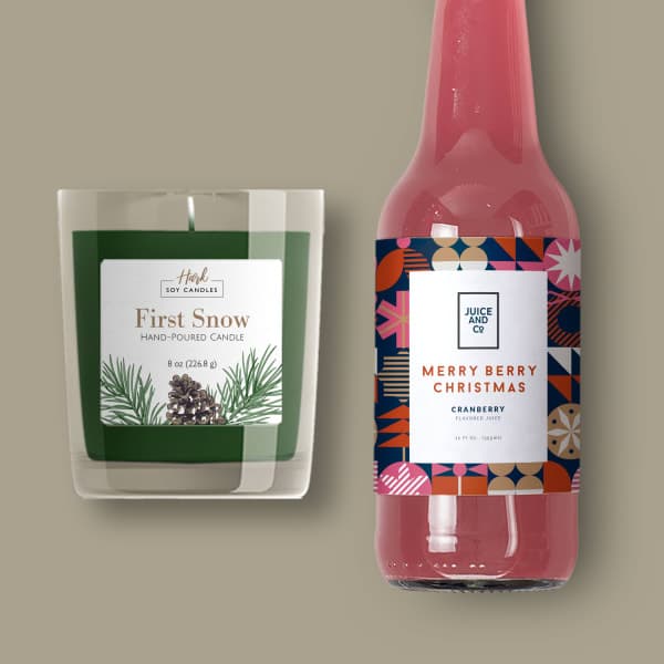 Holiday Product Labels - Season's Greetings