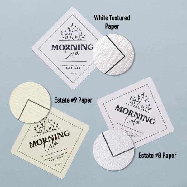 Custom Printed Textured White - Paper Labels | Avery WePrint™