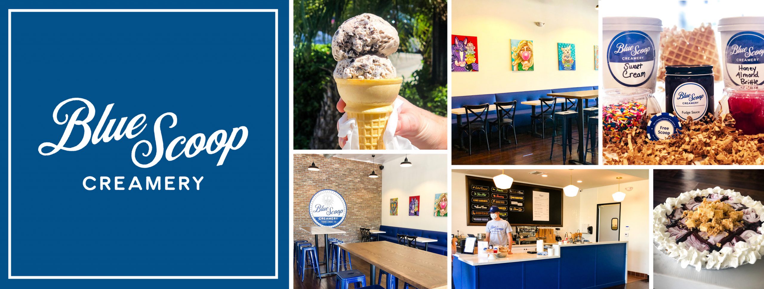 Blue Scoop Creamery Ice Cream Store was able to open despite the Coronavirus pandemic. read how