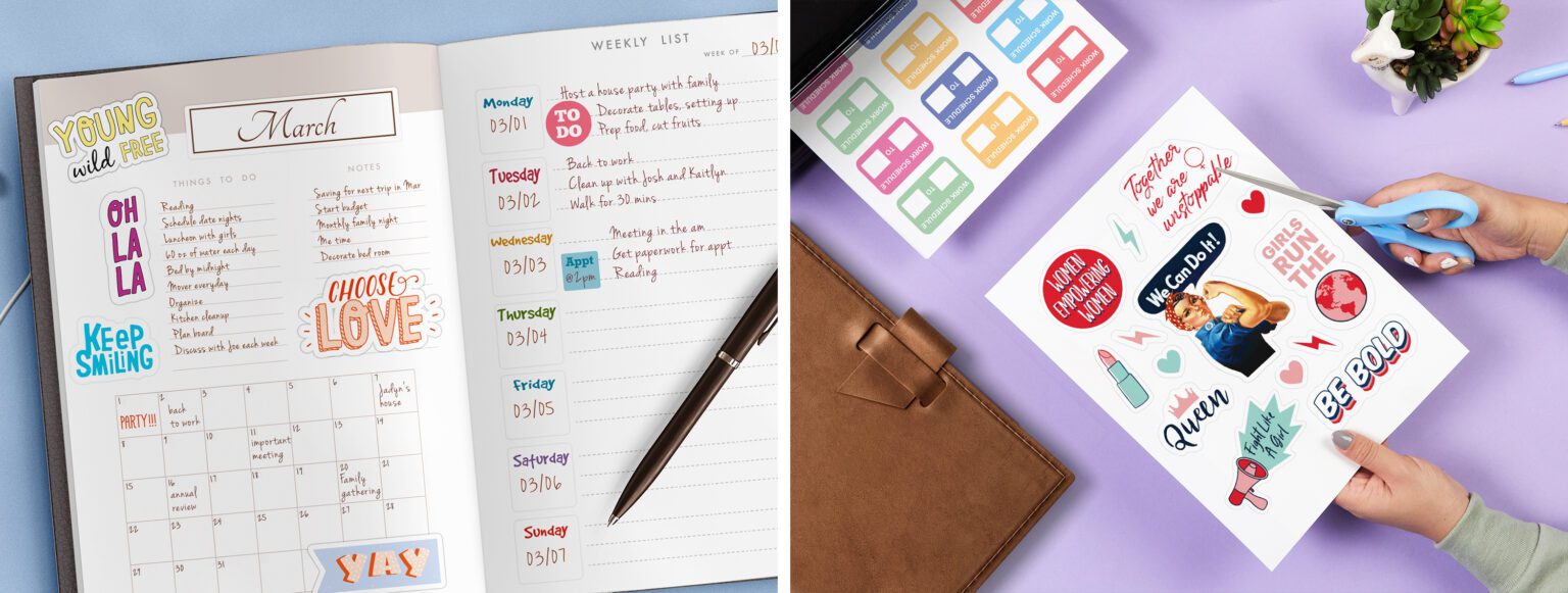 A Complete DIY Guide for How to Make Planner Stickers Avery