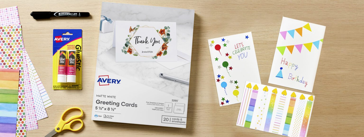 How to Make Fun &amp; Easy DIY Happy Birthday Cards | Avery.com