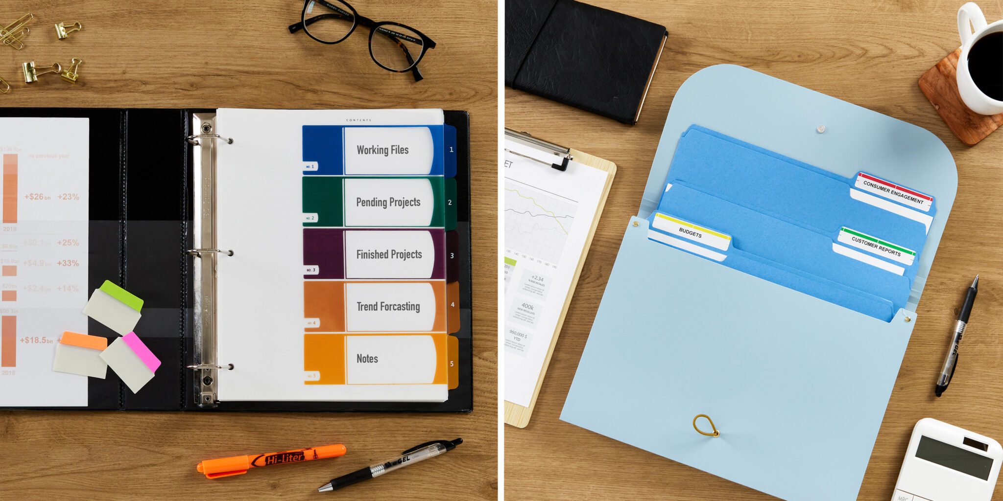 Top 5 Office Supplies for Organizing Paperwork