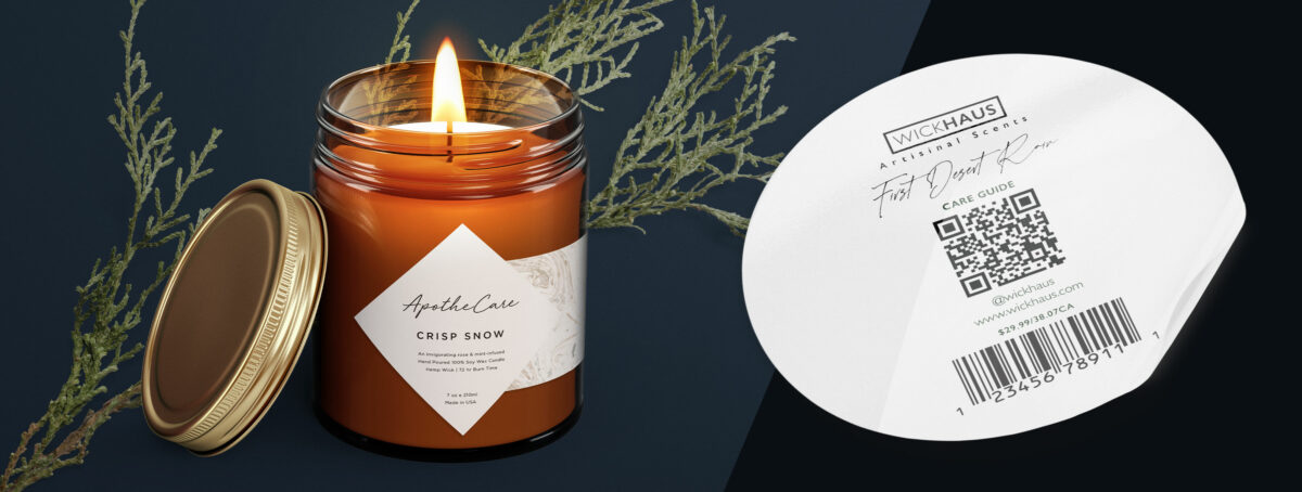 Luxury Candle Label Template Candle Label Sticker Candle Warning Label  Candle Safety Sticker Candle DIY Label Canva Product Label Printable -   Canada