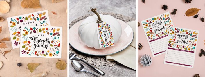 What Is Friendsgiving And 4 Cute DIY Ideas To Print Avery