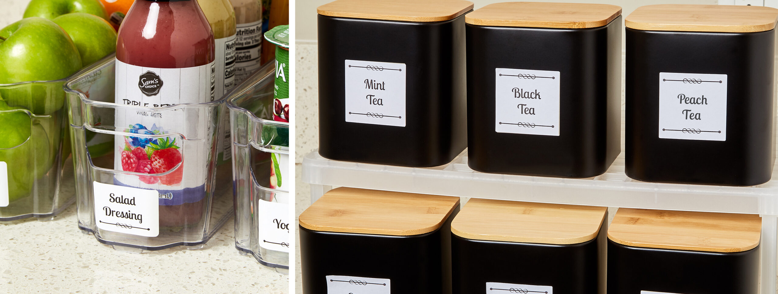Custom Storage Bin Labels, Kitchen Canister Labels, Kitchen Labels