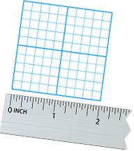 Lay your paper on a flat surface and measure your final label size.
